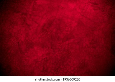 Old Wall Texture Cement Black Red  Background Abstract Dark Color Design Are Light With White Gradient Background.