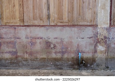 Old Wall, Window After Flood