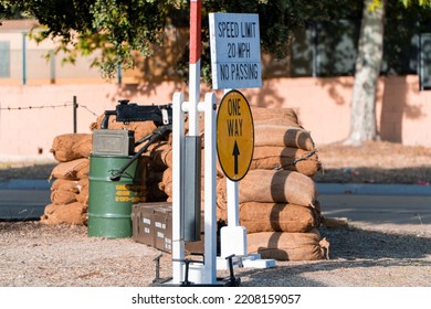 Old War Trench With Barrier