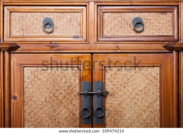 Old Wardrobe Medieval Look Stock Photo Edit Now 109474214