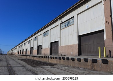 Old warehouse, San Pedro. Port of Los Angeles,