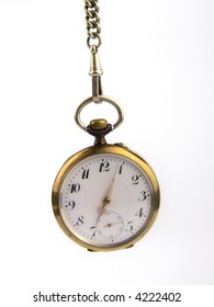 Pocket Watch Open Closed Isolated On Stock Photo (Edit Now) 170091857