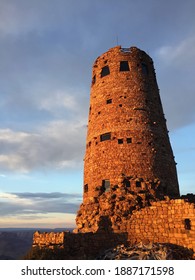 Old Watch Tower On A Cliff