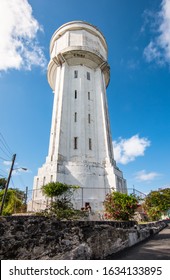 Old Water Tower In Downtown Nassau, Bahamas.