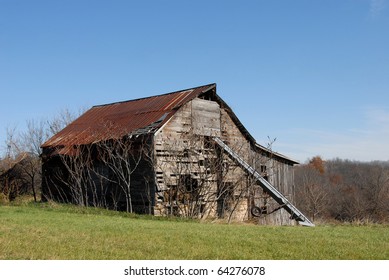 Old weathered barn