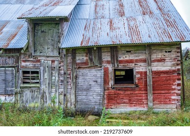 Old weathered barn in the country - Shutterstock ID 2192737609