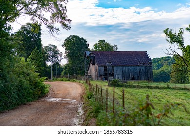 Old Weathered Barn On Arkansas Farm