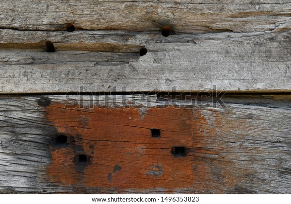 Old Weathered Cottage Style Rustic Wooden Stock Photo Edit Now