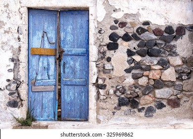 Old Weathered Door In Greece