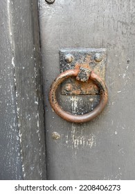 Old Weathered Door Knocker Handle