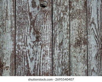 Old and weathered gray board wall