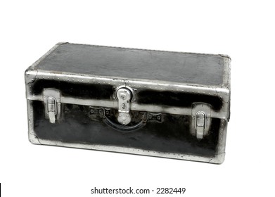 An Old Weathered Steamer Trunk