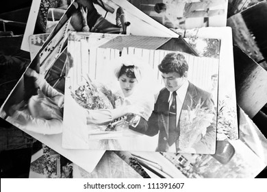 Old wedding photos of Soviet times