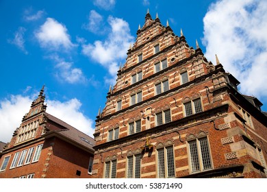 The old Weigh House (Stadtwaage) in Bremen, Germany.