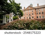 Old Well and South Building at University of North Carolina - Chapel Hill