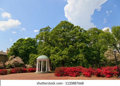 The Old Well At UNC Chapel Hill In The Spring