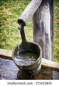 682 Antique water pump bucket Stock Photos, Images & Photography ...