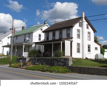 Old Wellmaintained Houses Small Town Lancaster Stock Photo 1102143167 ...