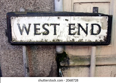 Old West End Street Sign