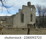 old west frontier house remains