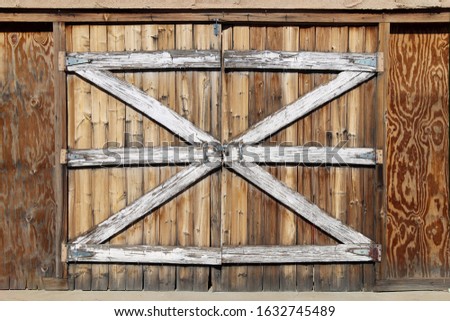 old west western double barn doors