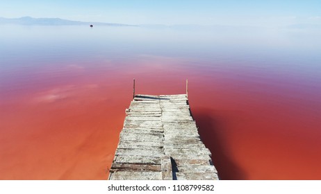 AN Old Wharf In Lake Urmia 