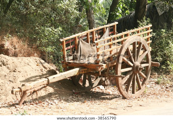 Old Wheel Cart Stock Photo (Edit Now) 38565790