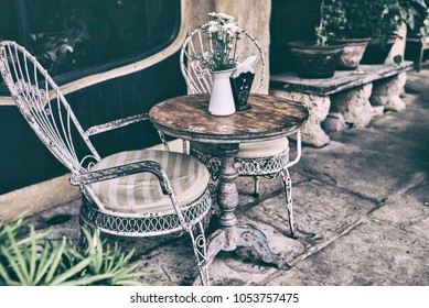 1000 Wrought Iron Chairs Stock Images Photos Vectors