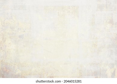 OLD WHITE NEWSPAPER TEXTURE BACKGROUND, VINTAGE PAPER TEXTURE, CREASED WALLPAPER TEMPLATE, LIGHT RETRO SURFACE PATTERN