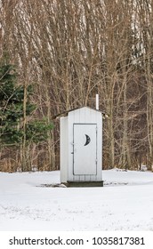 Outhouse With Crescent Moon Images Stock Photos Vectors
