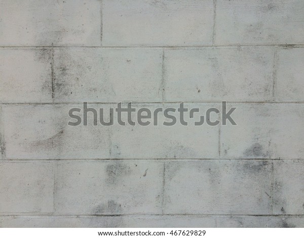 Old White Paint Concrete Block Wall Stock Photo Edit Now