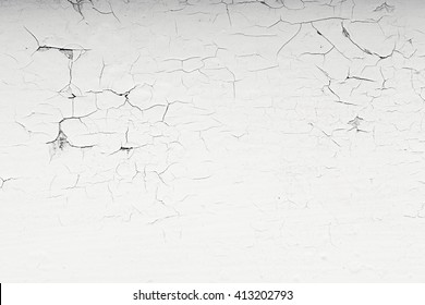 The Old White Paint. The Cracks Texture. The Background.