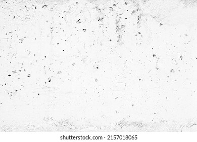 Old White Painted Concrete Wall Texture. Whitewashed Shabby Cement Slab. Textured Abstract Light Grunge Background