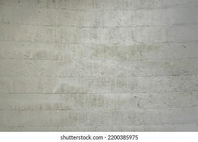 Old White Wall With Peeling Paint. Movie Theater Screen. Creative Vintage Background.