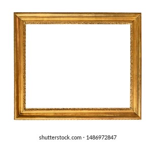 Picture Gold Frame On White Stock Photo (Edit Now) 42026335