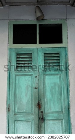 Old Widow, Facade Window, Empty, Copy Space...,