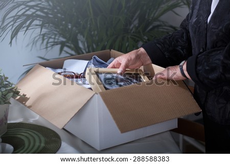 Similar – Image, Stock Photo All in the box. Trade