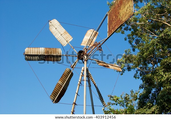 old windmill farm