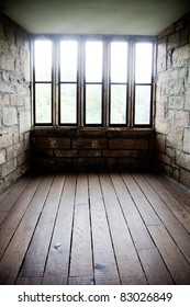 Old window with backlight