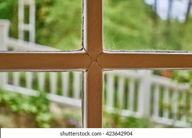 old window closeup