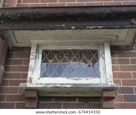 old window leadlight