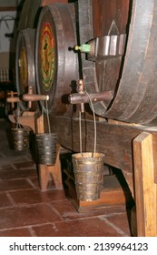 Old Wine Cellar In Ronda, Malaga. Andalusia. Spain. Europe.
