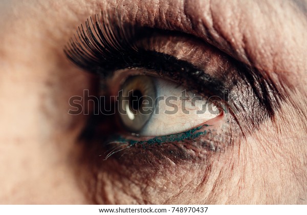 Old Woman Eye Makeup Older Women Stock Photo (Edit Now) 748970437