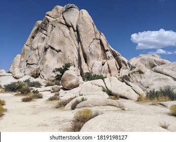 Old Woman Rock At Hidden Valley Campground, Joshua Tree National Park, California