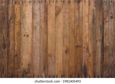 Old wood background texture. Vintage weathered rough planks with rusty nails, evenly sharp and detailed backdrop. - Shutterstock ID 1981405493