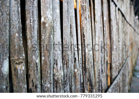 Similar – slats on the fence