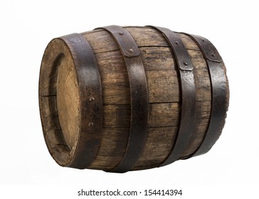 Old Wood Barrel On Isolated Background Stock Photo Shutterstock