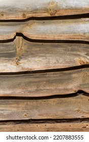 Old Wood Boards Used As Shed Siding.