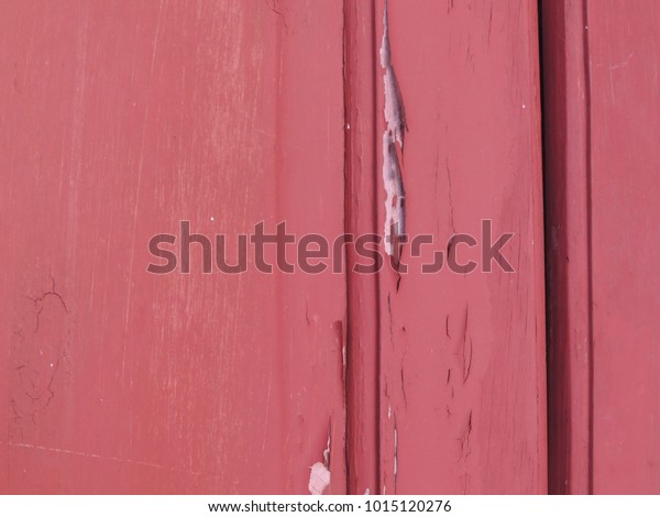 Old Wood Cabinet Doors Red Paint Stock Photo Edit Now 1015120276