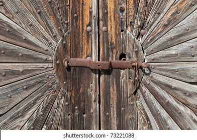 Old Wood Cellar Door